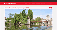 Desktop Screenshot of cat-immobilier.com